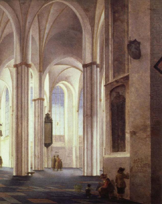 Pieter Saenredam the lnterior of the buurkerk at utrecht china oil painting image
